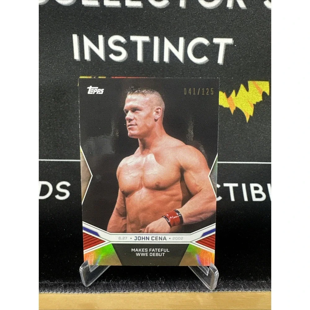 2025 Topps John Cena Commemorative Collection Makes WWE Debut Silver #1 /125